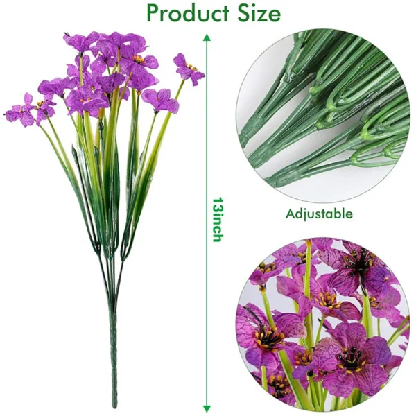 Summer Artificial Flowers – UV Resistant Outdoor Decor - Image 16