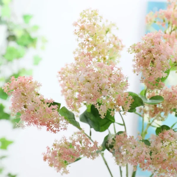 Artificial Hydrangea Flowers – 5pcs Silk Bouquet for Anniversary - Image 10