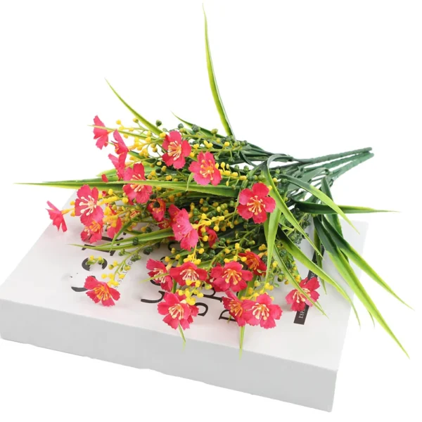 Summer Artificial Flowers Bouquet – UV Resistant Decor - Image 8