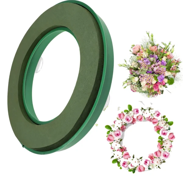 Wet Floral Foam Wreath for Wedding & Celebration Crafts