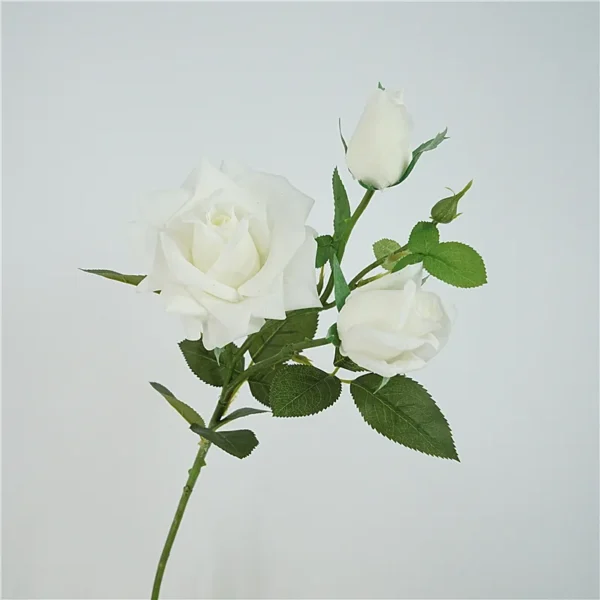 3pcs Real Touch Rose Bouquet – Artificial Flowers - Image 6