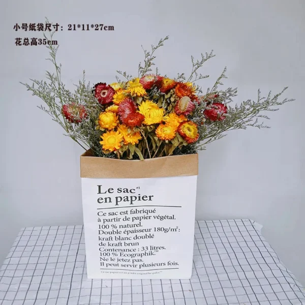 Colorful Dried Daisy & Chrysanthemum Bouquet – Home Décor - Image 15
