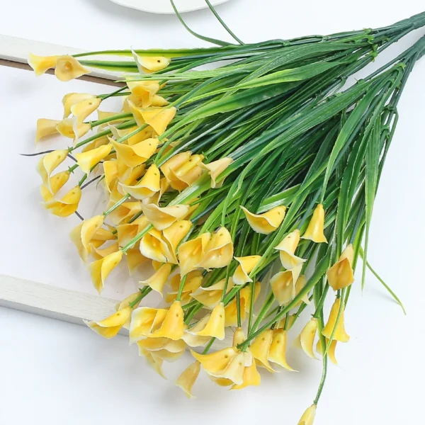 Artificial Calla Lily Bouquet 33cm – Winter Collection - Image 8