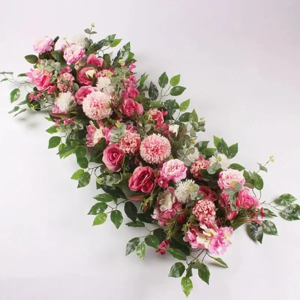Luxury 100cm White Rose Wedding Table Centerpiece - Image 2