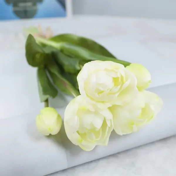 Luxury Silicone Tulip Bouquet 40cm Real Touch Flowers - Image 14