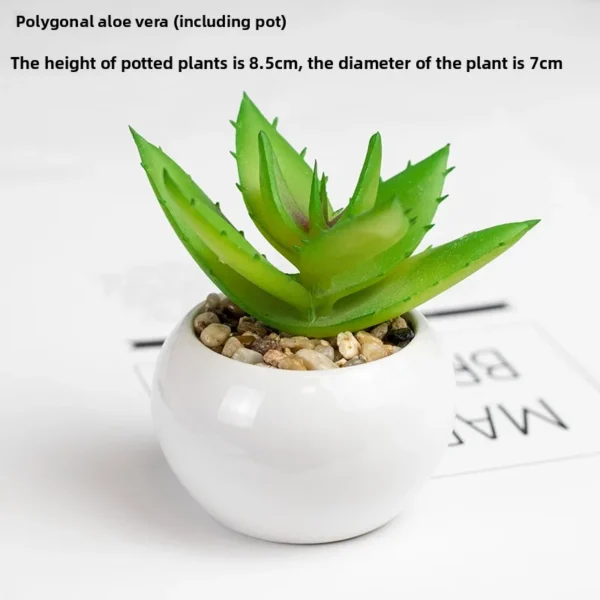 Nordic Artificial Succulent Plant – Cute Small Potted - Image 17