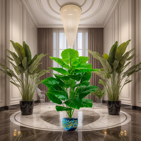 100cm Artificial Palm Tree with 18 Leaves – Faux Floor Plant - Image 4