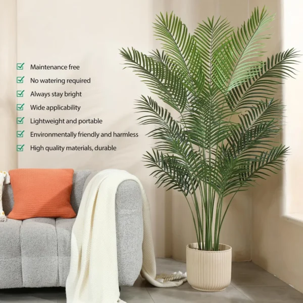 Artificial Areca Palm Tree 180CM Faux Tropical Plant - Image 6