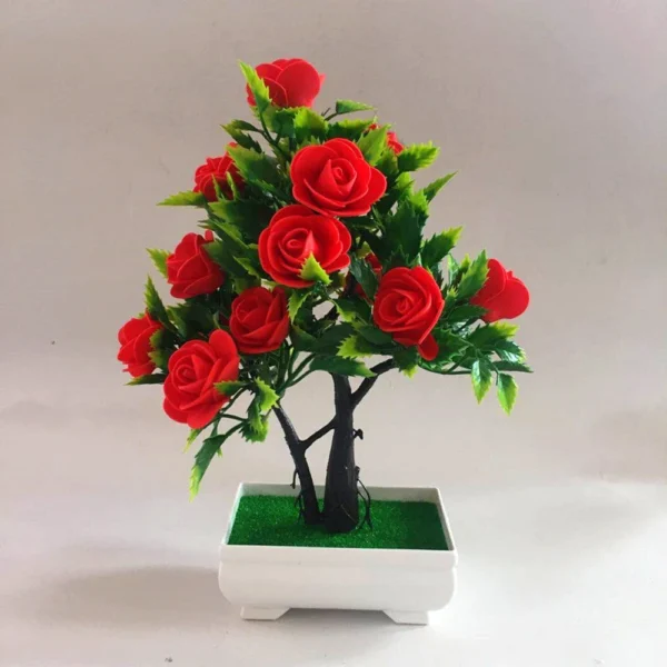 Artificial Potted Flower Bonsai for Home & Party Decor - Image 2