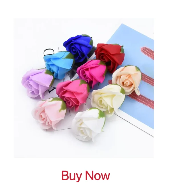 Silk Dahlia & Rose Artificial Bouquet for Weddings & Decor - Image 23