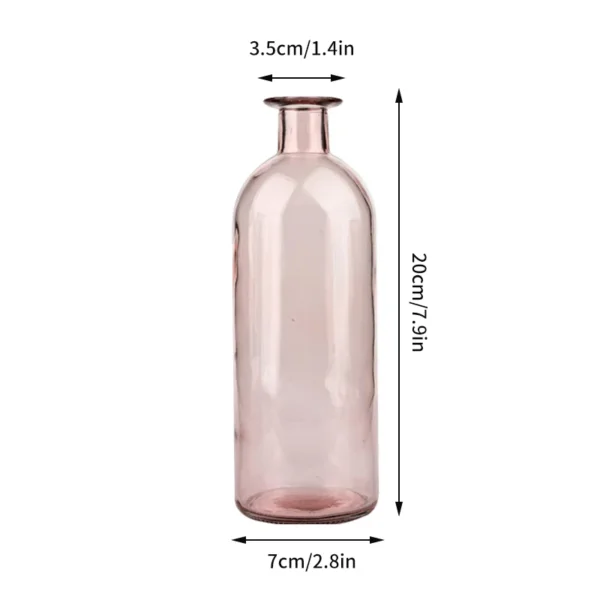 Clear Glass Bud Vase – Mini Hydroponic Wedding Decor - Image 25