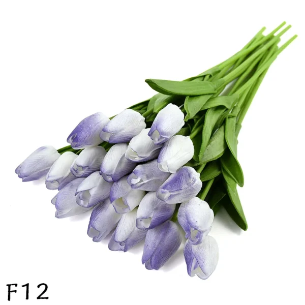 Artificial PU Tulip Bouquet – 5/10pcs Real Touch Flowers - Image 18
