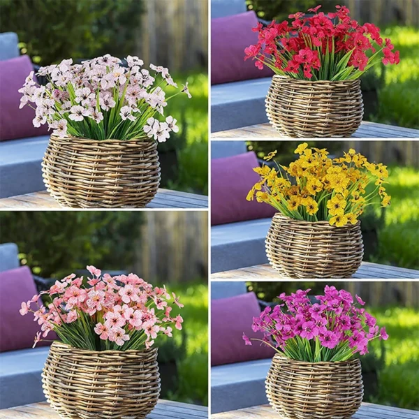 Summer Artificial Flowers – UV Resistant Outdoor Decor - Image 18