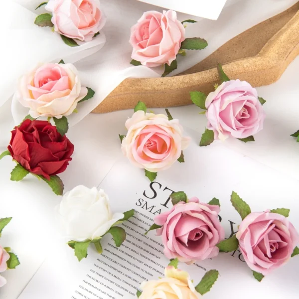 100pcs Silk Roses – Birthday Party & Home Decoration - Image 4