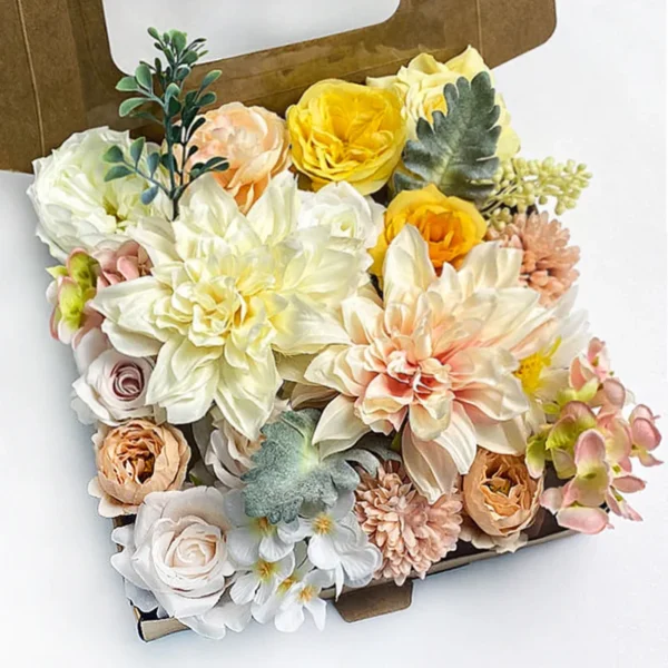 YeeNanee Autumn Terracotta Artificial Flowers Set - Image 16