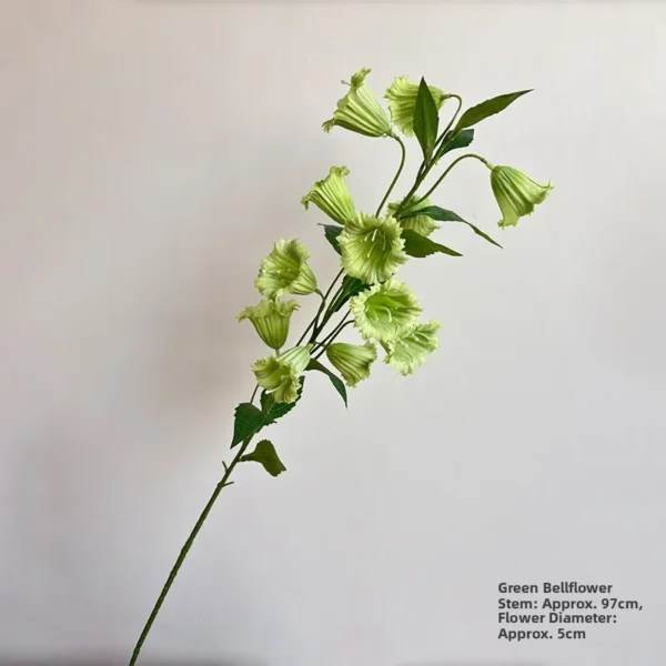 Summer Wedding Bouquet Artificial Silk Bellflowers - Image 7