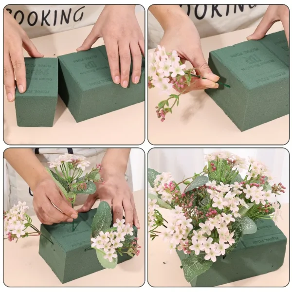 Green Floral Foam Brick for Wedding & Party Arrangements - Image 12