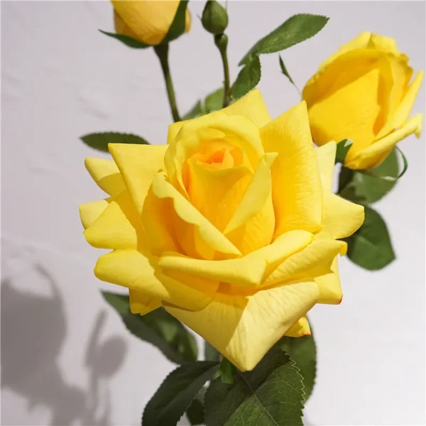 3pcs Real Touch Rose Bouquet – Artificial Flowers - Image 9