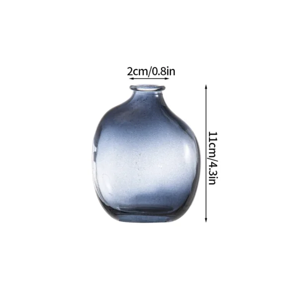Clear Glass Bud Vase – Mini Hydroponic Wedding Decor - Image 10