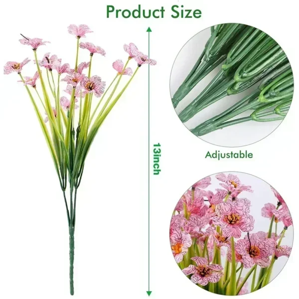 Summer Artificial Flowers – UV Resistant Outdoor Decor - Image 9