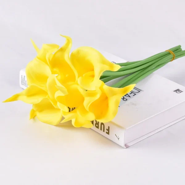 Real Touch Calla Lily Artificial Bouquet – 20pcs - Image 13