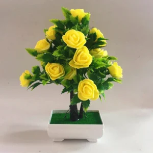 Artificial Potted Flower Bonsai for Home & Party Decor