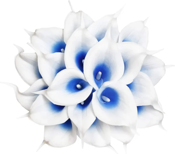 Artificial Calla Lily Bouquet – 20Pcs Pure White - Image 6