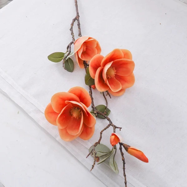 Luxury 78cm Magnolia Silk Orchid Branches – Home & Wedding - Image 8