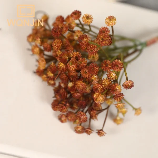 Winter Baby’s Breath Bouquets – 3PCS Retro Artificial Flowers - Image 7