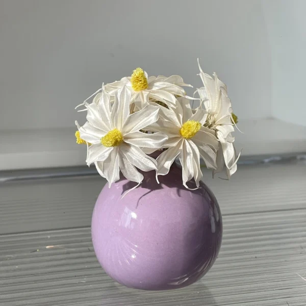 Mini Ceramic Glaze Vase – Multi-Coloured Bud Pot - Image 29