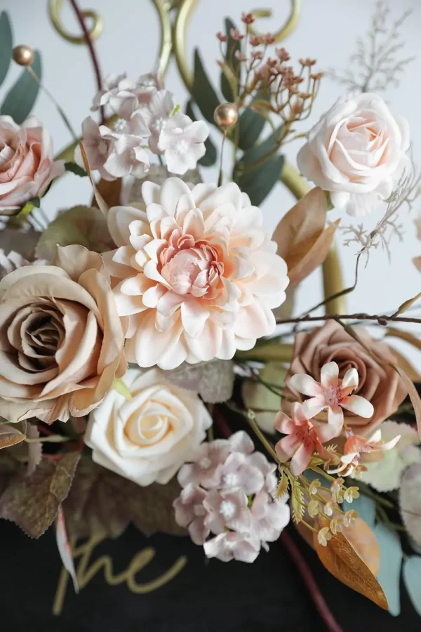 Nude Rose Artificial Flower Box Set – Wedding & Décor - Image 5