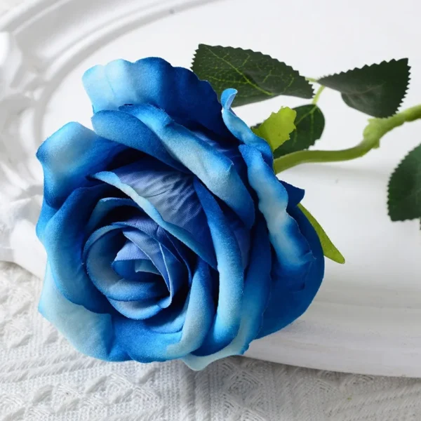 50pcs Velvet Artificial Rose Bouquet – Realistic Decor - Image 19