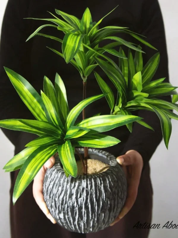 Simple Yellow Faux Plant – Baby Shower Decoration - Image 5