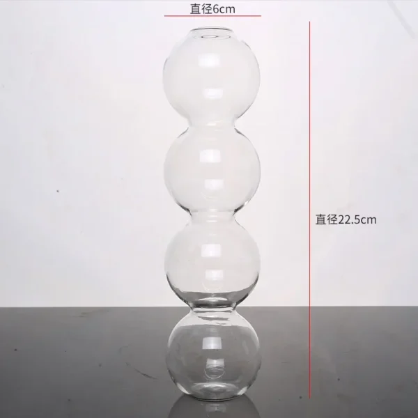 Modern Glass Vase – Nordic Home Decor Flower Pot - Image 21