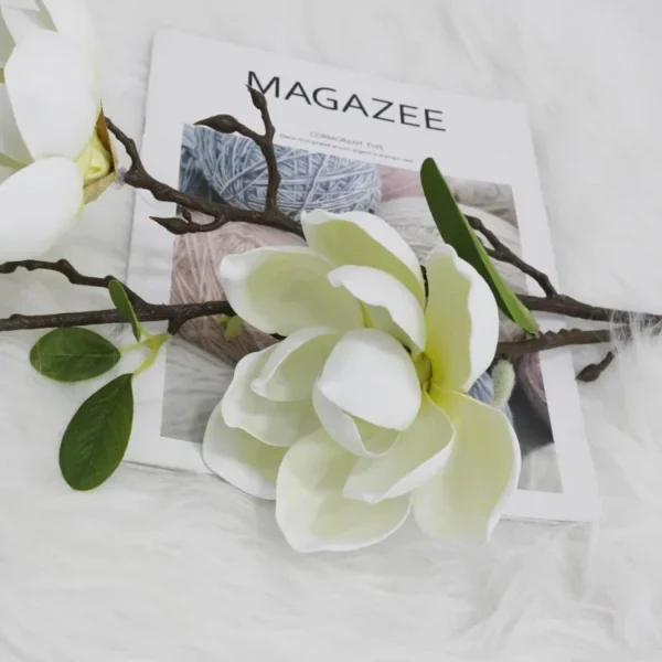 Magnolia Indoor Flower Branch – Winter Home Decoration - Image 15