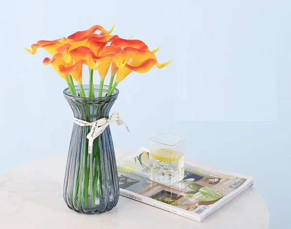 Spring Calla Lily Artificial Bouquet – 5Pcs - Image 18