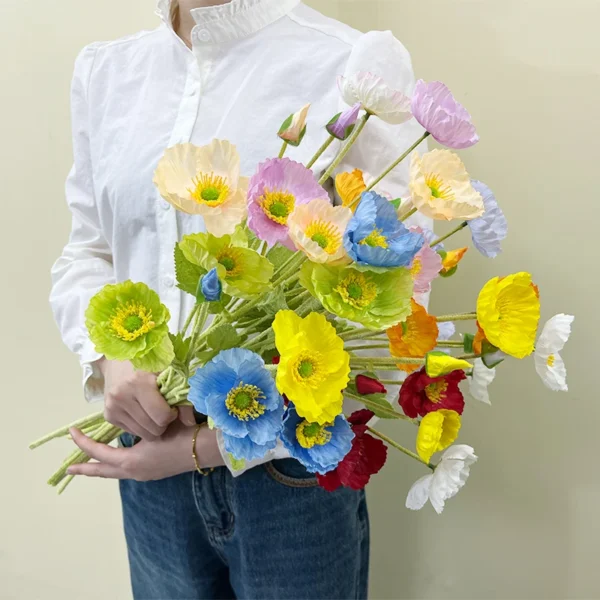 Summer Silk Bouquet – Artificial Flowers for Home Decor - Image 3