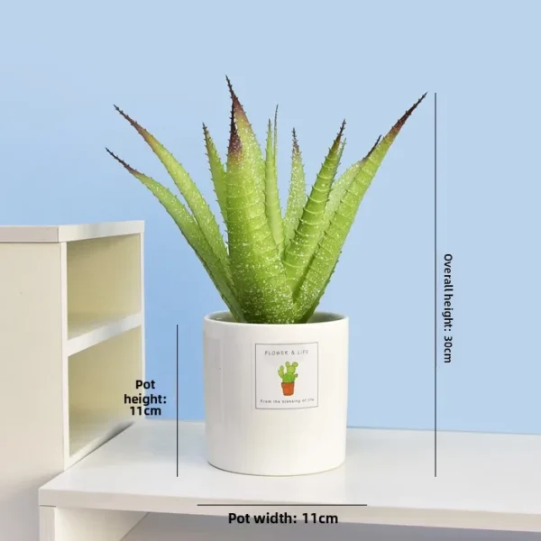 Artificial Succulent Plant Pot – Home & Office Decoration - Image 9