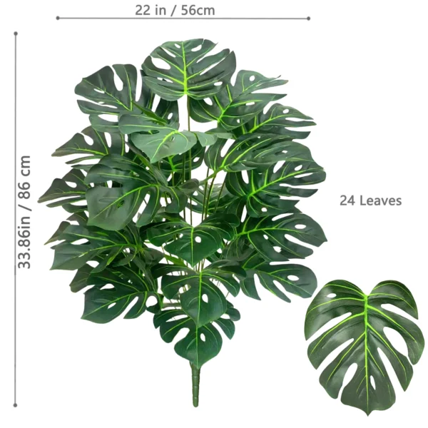 40-100cm Artificial Monstera Tree – Indoor Home & Office Decor - Image 7