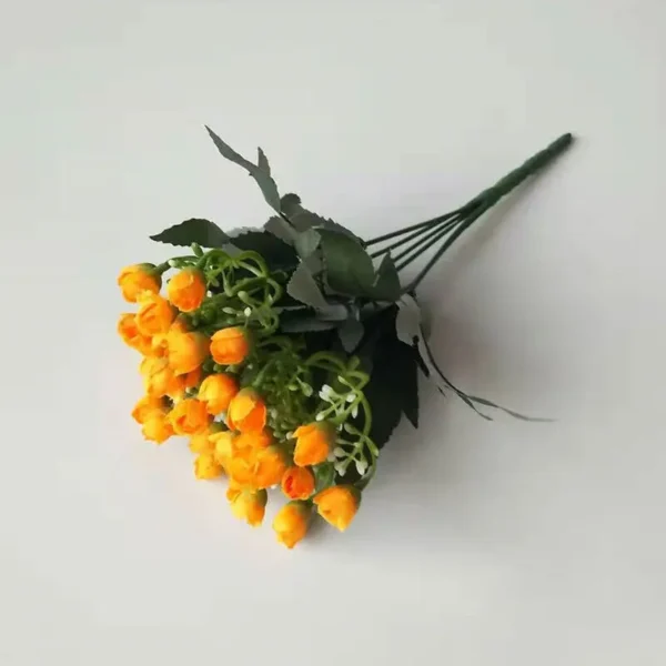 36-Head Artificial Rose Bud Bouquet – 8 Colours - Image 12