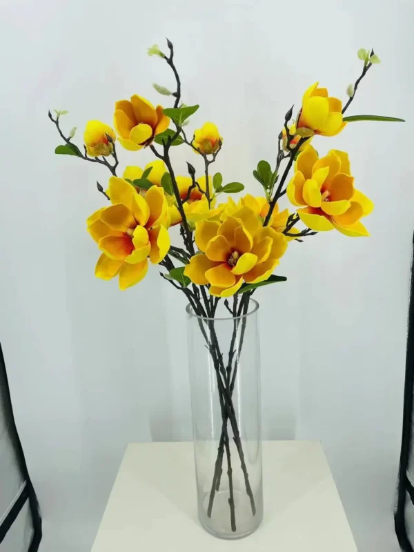 Magnolia Indoor Flower Branch – Winter Home Decoration - Image 2