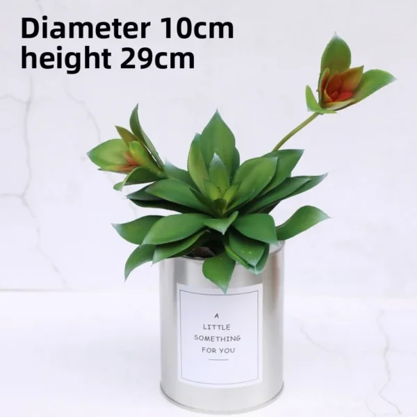 Nordic Faux Succulent Plant Set – Home & Garden Decor - Image 38