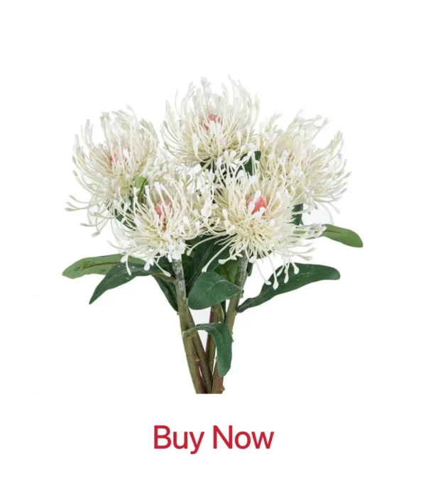 Silk Dahlia & Rose Artificial Bouquet for Weddings & Decor - Image 15