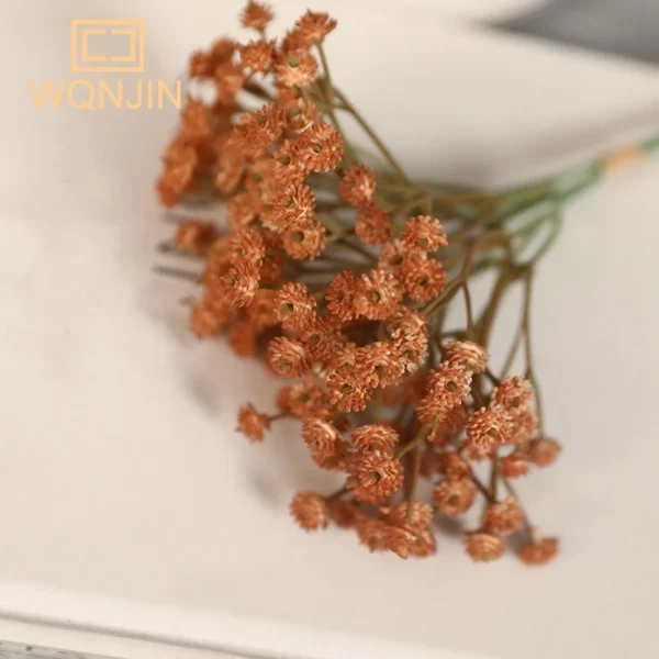 Winter Baby’s Breath Bouquets – 3PCS Retro Artificial Flowers - Image 8