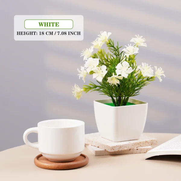 Uflower Artificial Bonsai Flowers – Anniversary Decor - Image 9