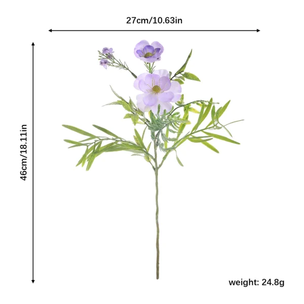 Artificial Silk Flower Bouquet – Wedding & Anniversary Decor - Image 6