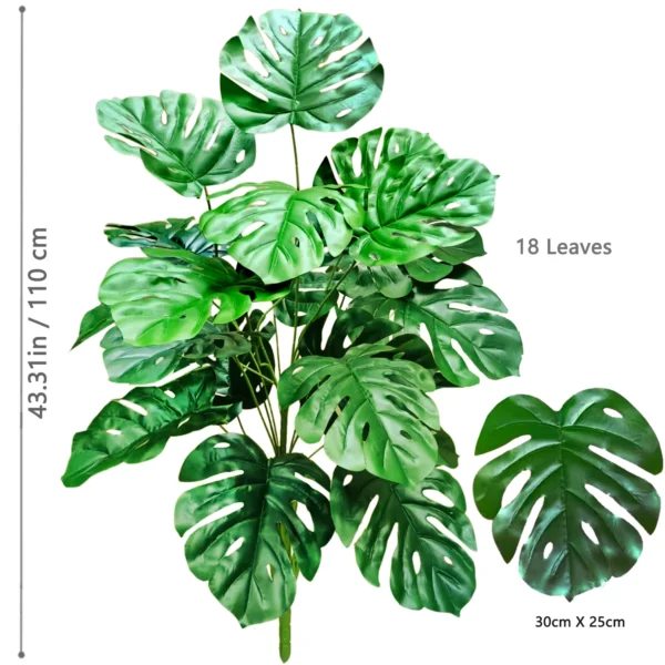 40-100cm Artificial Monstera Tree – Indoor Home & Office Decor - Image 25