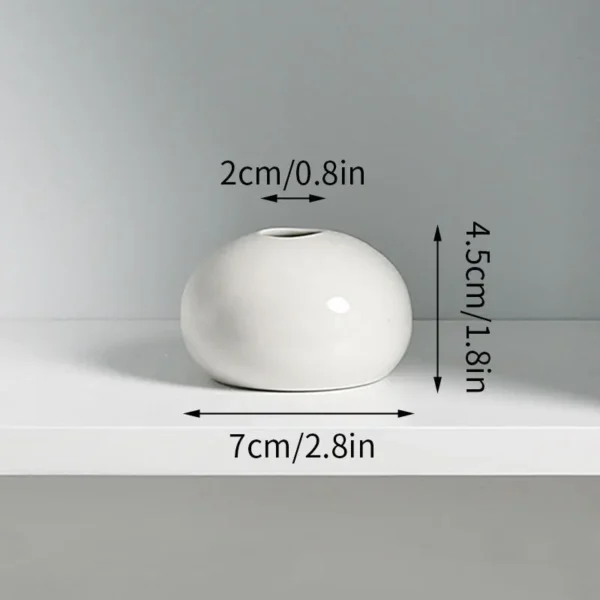 Mini Ceramic Glaze Vase – Multi-Coloured Bud Pot - Image 15