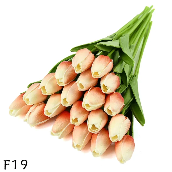 Artificial PU Tulip Bouquet – 5/10pcs Real Touch Flowers - Image 22