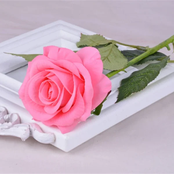 Artificial Rose & Peony Bouquet – 11pcs Wedding Decor - Image 8